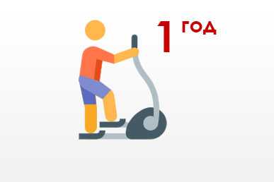 1 год - спортзал