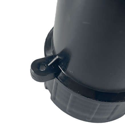 Пенал для ключей пластиковый d-40мм, h-110мм (Черный)