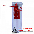 Пенал алюминиевый под пломбу d-40 мм, h-120 мм