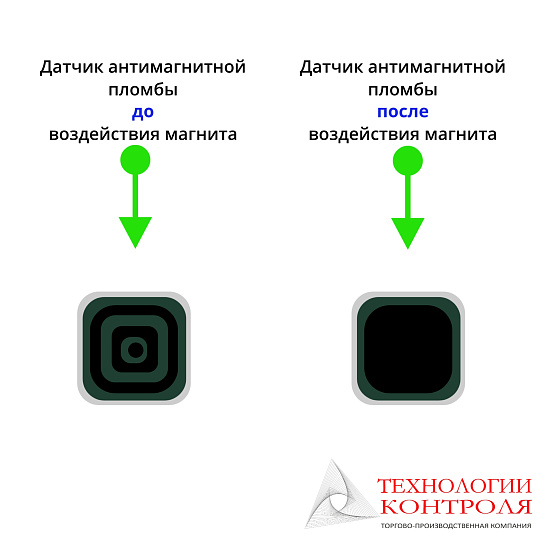 Антимагнитная пломба АМ-ТФ-1 25 мТл