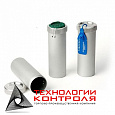 Пенал алюминиевый под пломбу d-40 мм, h-120 мм
